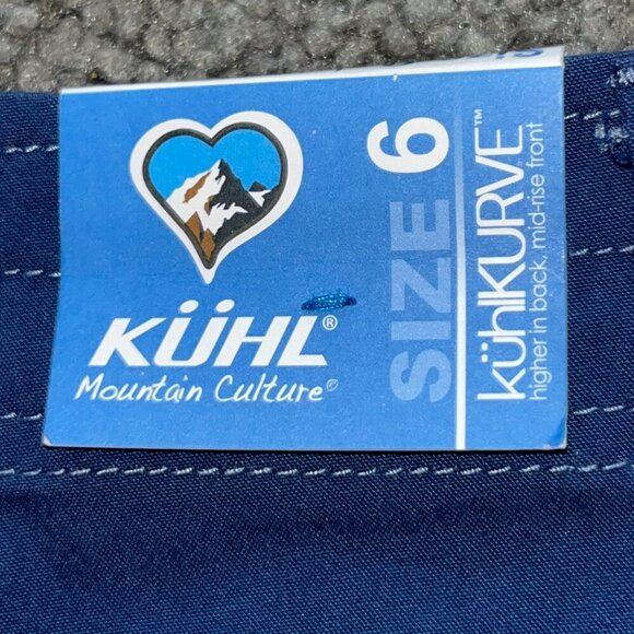 KUHL WOMEN'S SPLASH 11" CARGO SHORTS in BLUE DEPTHS - HIKING PANTS - NWT - 6 - Picture 7 of 11
